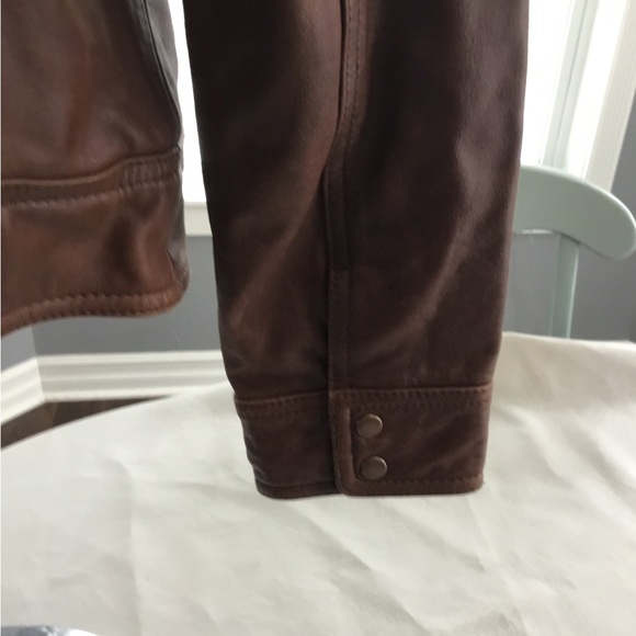 Kenneth Cole Reaction leather jacket - Picture 3 of 6